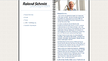Screenshot der Website Roland Schmitt | Barialto